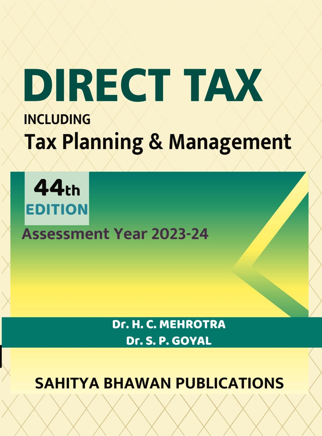 Picture of: Direct Tax including Tax Planning & Management Assessment Year –